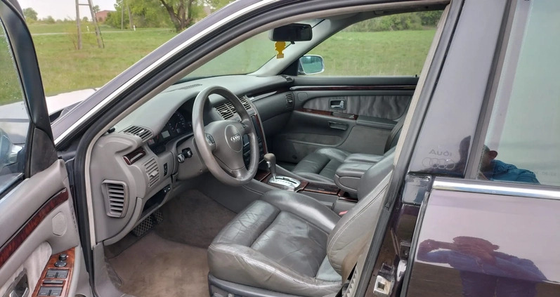 Audi A8 cena 9500 przebieg: 400000, rok produkcji 1999 z Gorlice małe 121